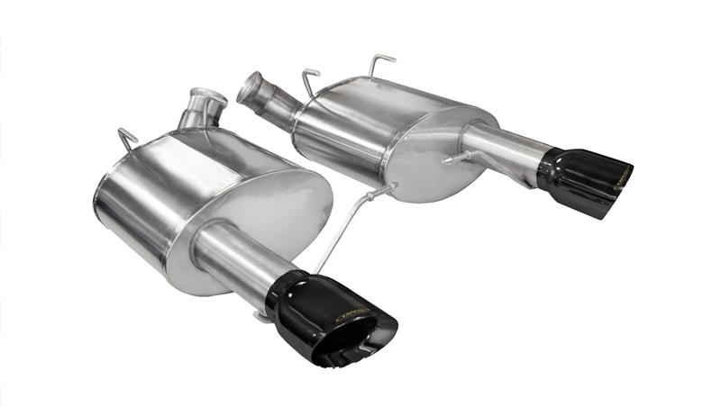 Ford Mustang Performance Exhaust - Rear - CORSA Performance - Axle-Back Xtreme - Black - `11-`14